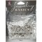 CousinDIY Jewelry Basics Metal Findings 300/Pkg-Silver Split Rings 6mm To 8mm